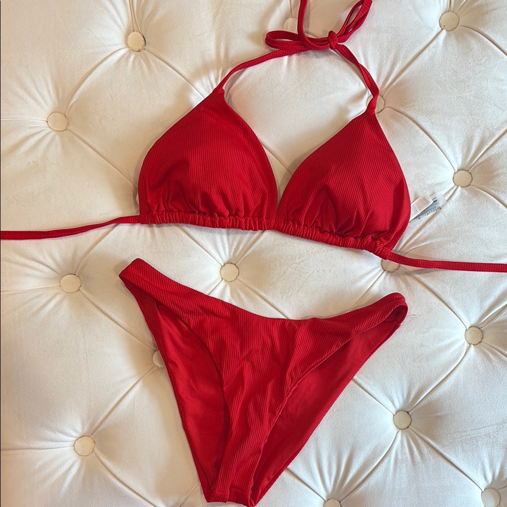 Red Bikini Set